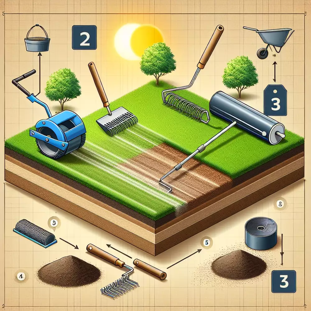 jak vyrovnat travnik